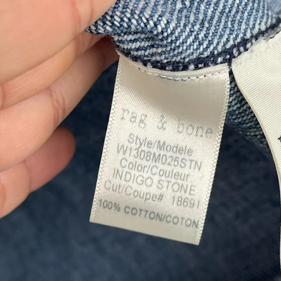 RAG & BONE Denim T-Shirt Dress small - Picture 10 of 11